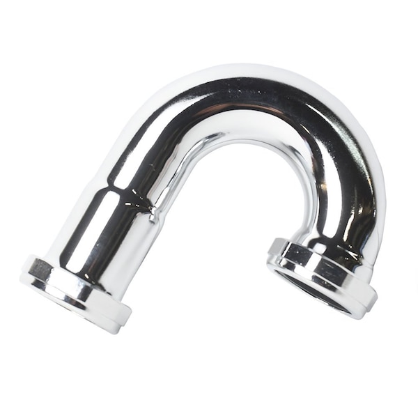 Thrifco Plumbing 22 Gauge 1-1/4 Inch x 1-1/4 Inch Chrome Plated Brass Tubular J- 4400654 - main